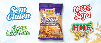 cookie soja 4.jpg - Ingredientes : farinha de soja, castanha de cajú, polidextrose, gordura vegetal, sal, umectante maltitol, fermento químico bicarbonato de amônio e bicarbonato de sódio, emulsificante mono e diglicerídeos de ácido tártaro diacetilado e lecina de soja, edulcorante sucralose. NÃO CONTÉM GLÚTEN. 